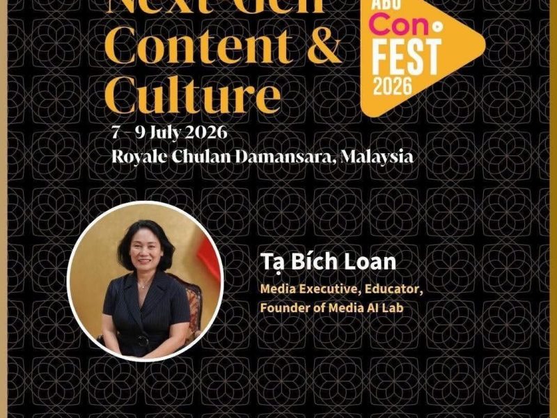 Journalist Ta Bich Loan, Founder of Media AI Lab, at ABU Con-Fest 2026
